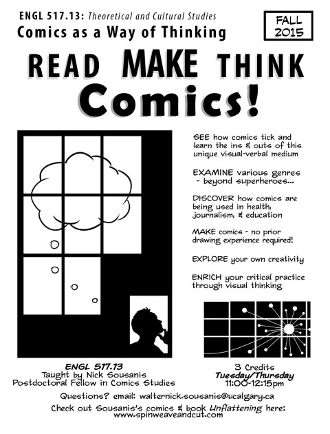comics course poster Fall15
