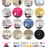 Chris Ware comic made up of circular panels four by four grid - Why I "circle" comics