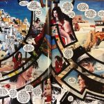 Marco Rudy - circular composition for wonder woman with greek key as round panel structure