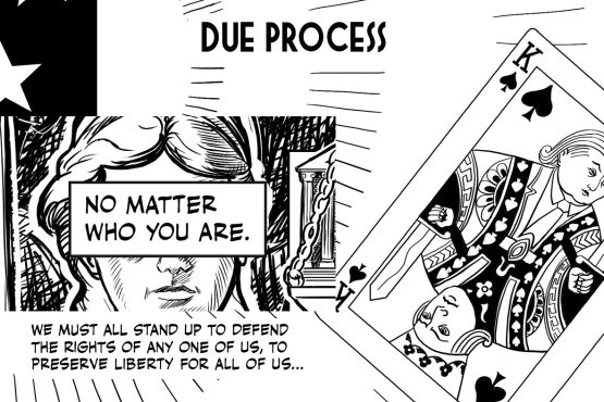excerpts from the due process comic