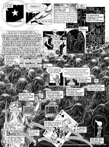 a one-page comic in black and white about Due Process. Full alt-text on my website.