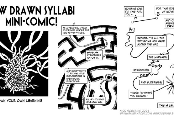 images from a mini comic