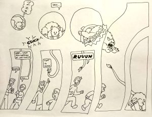 3-person collaborative comic