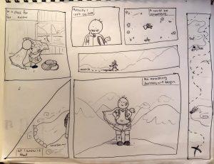 3-person collaborative comic