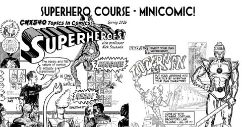 some images from my superhero course!