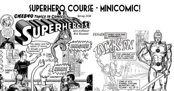 some images from my superhero course!