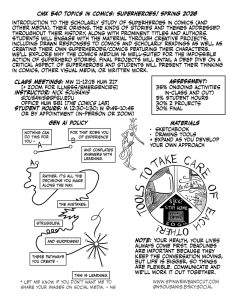 a page mostly of text talking about overview of the course, assessment, health, Ai policy, and such