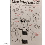 sketches of student's favorite hero and why