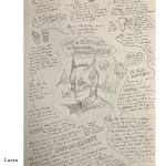 sketches of student's favorite hero and why