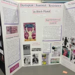 trifold student poster analyzing bitch planet