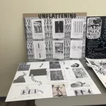 posters on unflattening that flip out to reveal more imagery