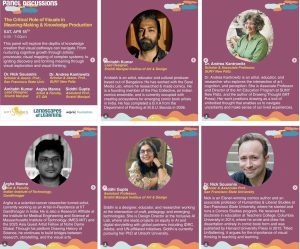 Description of the panel and all the panelists with an accompanying picture of each