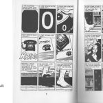 cover and pages from Paul Auster's City of Glass, adapted by Paul Karasik and David Mazzucchelli - the latter of whom drew it all. 9-panel grids and narration