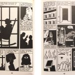 interior pages to city of glass, 9-panel grids and narration