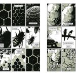 two 9-panel grid pages from David Aja's Seeds