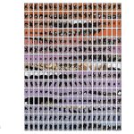 Andreas Martens comic Rork -a single page with a regular grid - 20by15 for 300 panels!