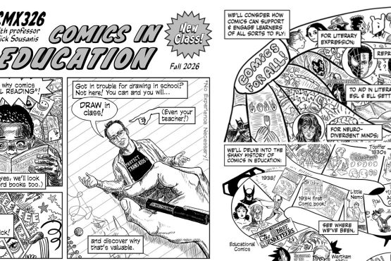 excerpts from the minicomic on comics in education