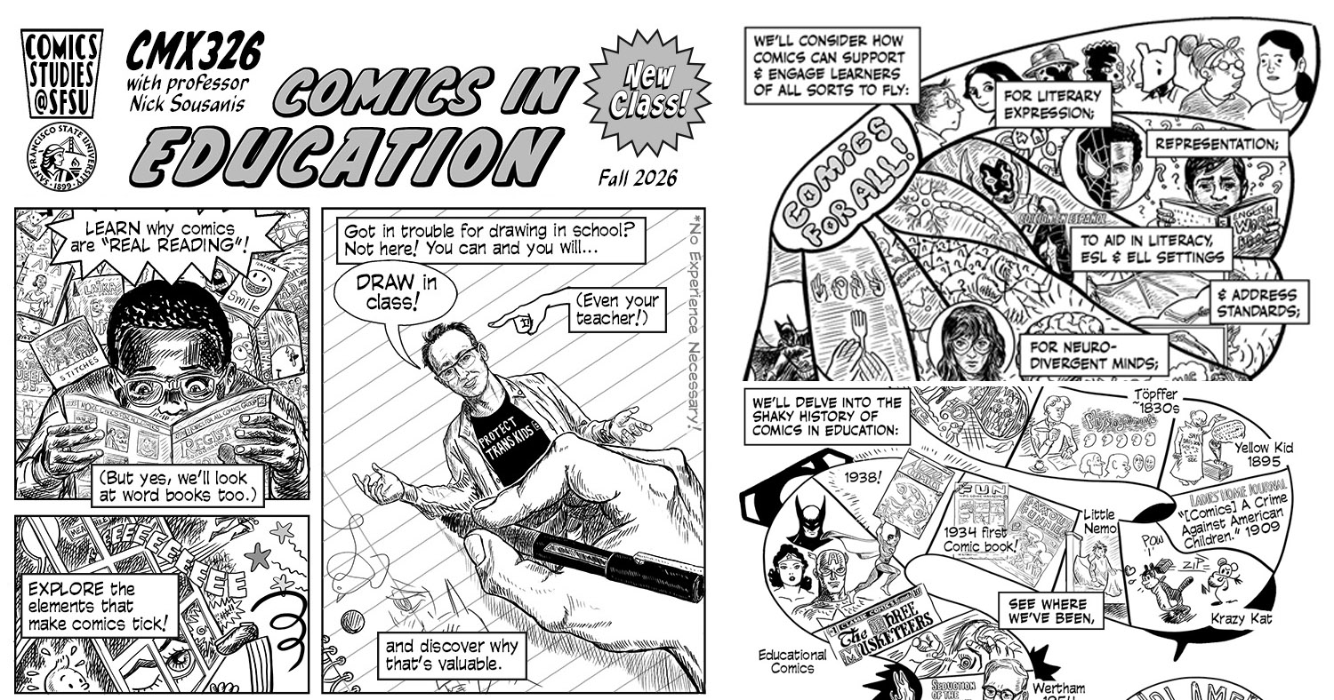 excerpts from the minicomic on comics in education